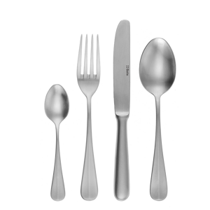 Příborový set 24 ks dezertní s krátkou čepelí – Baguette matný - 100653