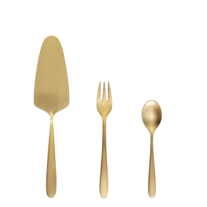 Koláčový set 13 ks - Alpha PVD zlatý - 116646