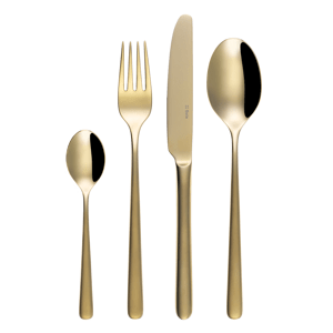 Příborový set 16 ks – Joy PVD Champagne, matná rukojeť - 140304