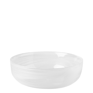 Miska bílá 21 cm – Elements Glass - 321909