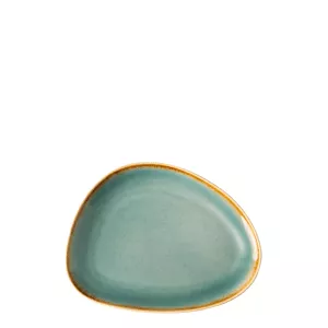 Talíř Triangle Sand tyrkysový 20,5 cm - Gaya - 451965