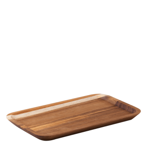 Podnos obdélník velký Akát 30 x 17,5 cm – FLOW Wooden - 593704