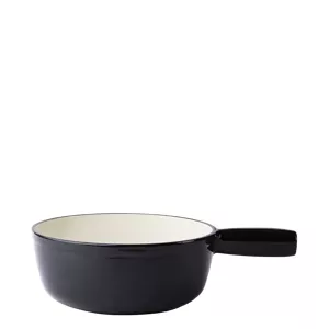 Litinový fondue hrnec smaltovaný černý ø 22 cm – Jupiter Lunasol - 601295