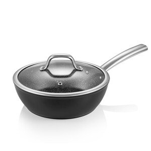 Pánev hluboká PRESIDENT s poklicí ø 24 cm