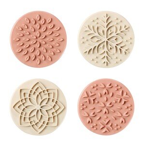 Dekorovací razítka na sušenky a perníčky DELÍCIA, sada 4 ks