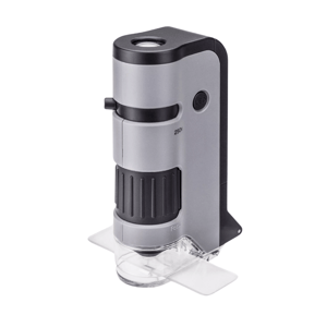 Carson 100x-250x LED MicroFlip kapesní mikroskop s adaptérem pro smartphone MP-250