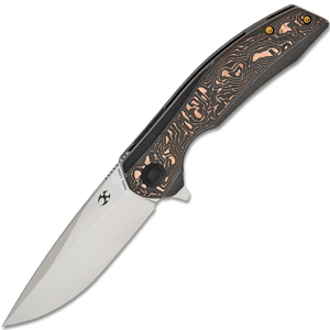 Kansept Accipiter Stonewashed CPM S35VN Titan+Měděné Uhlíkové Vlákno K1007E2