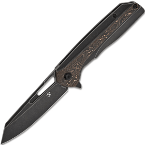 Kansept Shard Blackwash CPM S35VN Blackwash Titanium + Měděné uhlíkové vlákno K1006C1