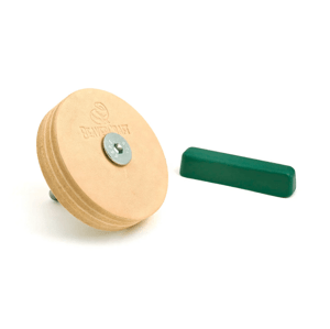 Beavercraft Kožené lešticí kolo s lešticí pastou P01 PW1