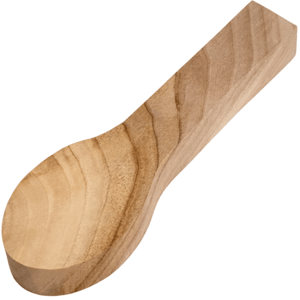 Beavercraft Polotovar na vyřezávání jídelní lžíce (Ořech) B7_ořech