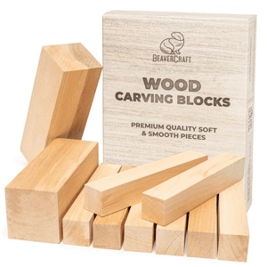 Beavercraft Sada řezbářských bloků z olše 10 ks BW10 Olše