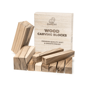 Beavercraft Sada řezbářských bloků z evropského ořechu 10 ks BW10 Ořech