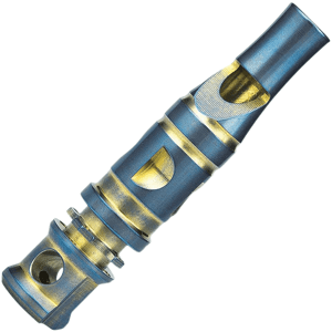 Bestechman Whistle Titanium Modrá a zlatá BM02A