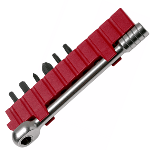 VICTORINOX 3.0306 Ráčna s pouzdrem na bity a 6 bity