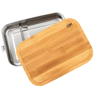 CJH Nerezová Lunch Box XL, Bambusové víko ART000070