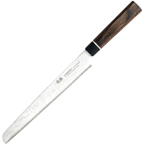 Dellinger Bread Knife Suncraft VG-10 Black Damascus 220 mm