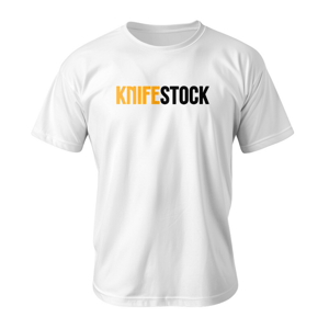 KNIFESTOCK T-shirt, Big Logo, White, L