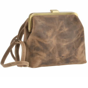 GreenBurry Vintage Leather Bag Antique brown 25x20cm