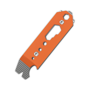 Kizer Pac-Bar Stonewashed Ti&G10 handle - Orange T122A3