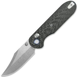 GEO Knife Ethereal Cutter SW M390 Blade Black Carbon Fiber