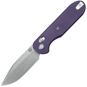 GEO Knife Ethereal Cutter SW M390 Blade Purple G10