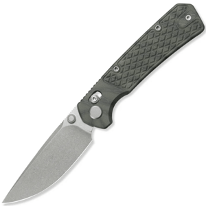 GEO Knife Blaze SW M390 Blade Tiger Stripe Pattern Flamed Ti