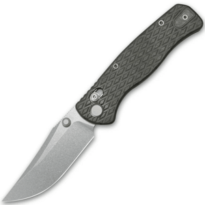 GEO Knife Sharp Shadow SW M390 Blade Tiger Stripe Pattern Flamed Ti