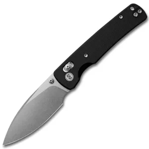 Miguron Knives Vakor-14c28n ,Axis lock,Black G10 handle,steel clip