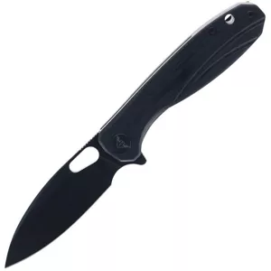 Ameight Knives Eymor-3.23" 14C28N ,,Black G10 handle,steel clip