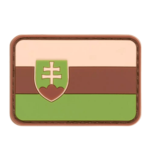 JTG Slovakia Flag Rubber Patch Green TMH20423