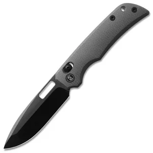 Miguron Mero II DLC Satin M390 Blade Dark Grey PVD Titanium Handle