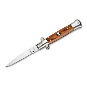 Böker Magnum Sicilian Needle vystřelovací nůž 8.2 cm OLIVE WOOD