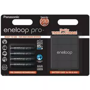 Panasonic Eneloop Pro AAA 930mAh 4ks + POUZDRO 4HCDEC/4BE