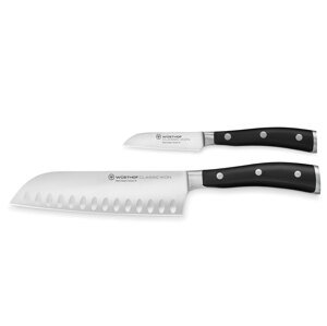 Wusthof CLASSIC IKON Sada 2 nožů - Santoku, nůž na zeleninu 1120360201