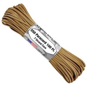 ARM 550 PARACORD 100' Tan S10-TAN
