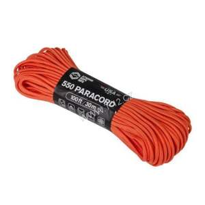 ARM 550 PARACORD 100' Spálená oranžová S22-SPÁLENÁ ORANŽOVÁ