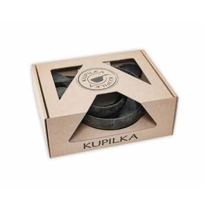 Kupilka SET Junior Miska 330ml, Kuksa 120ml, Spork 165 Černá 30336124B K33JSK