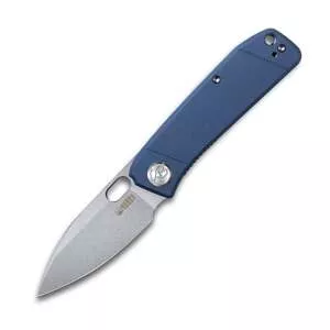 KUBEY Hyde zavírací nůž s pojistkou Liner Lock, rukojeť Denim Blue G10, KU2104D